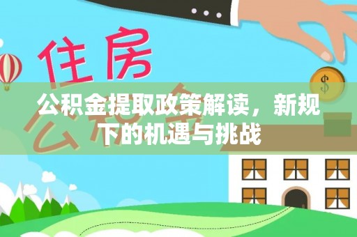 汉源公积金提取政策解读，新规下的机遇与挑战