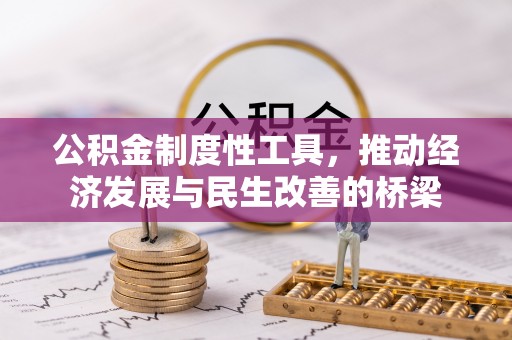汉源公积金制度性工具，推动经济发展与民生改善的桥梁