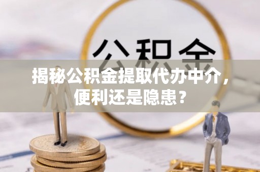 汉源揭秘公积金提取代办中介，便利还是隐患？
