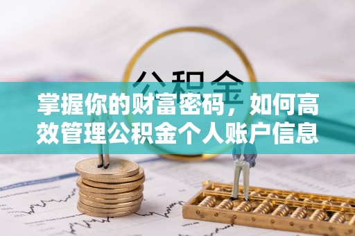 汉源掌握你的财富密码，如何高效管理公积金个人账户信息