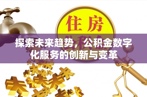 汉源探索未来趋势，公积金数字化服务的创新与变革