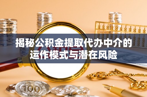 汉源揭秘公积金提取代办中介的运作模式与潜在风险