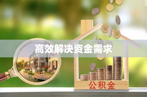 汉源高效解决资金需求
