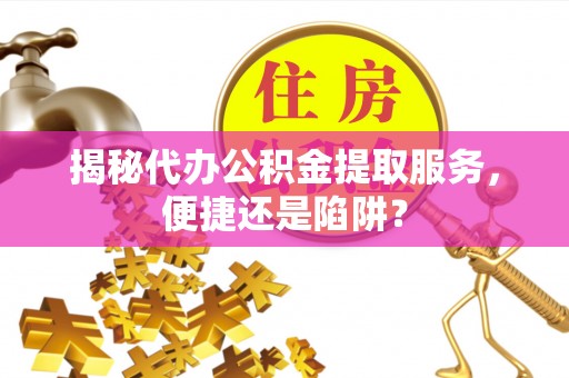 汉源揭秘代办公积金提取服务，便捷还是陷阱？