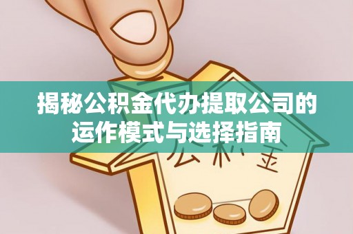 汉源揭秘公积金代办提取公司的运作模式与选择指南