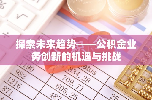 汉源探索未来趋势——公积金业务创新的机遇与挑战