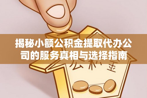 汉源揭秘小额公积金提取代办公司的服务真相与选择指南