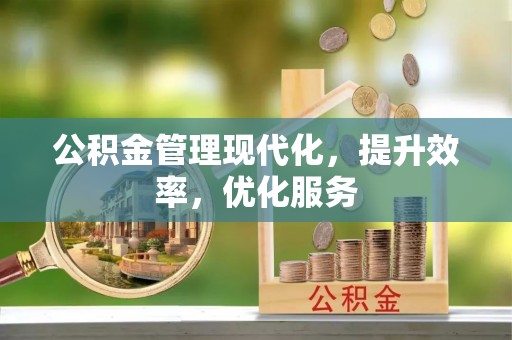 汉源公积金管理现代化，提升效率，优化服务