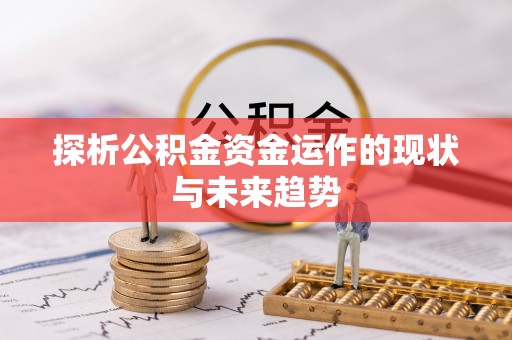 汉源探析公积金资金运作的现状与未来趋势