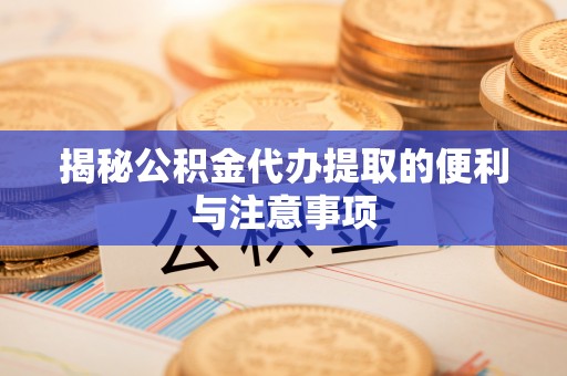 汉源揭秘公积金代办提取的便利与注意事项