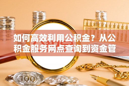 汉源如何高效利用公积金？从公积金服务网点查询到资金管理全攻略