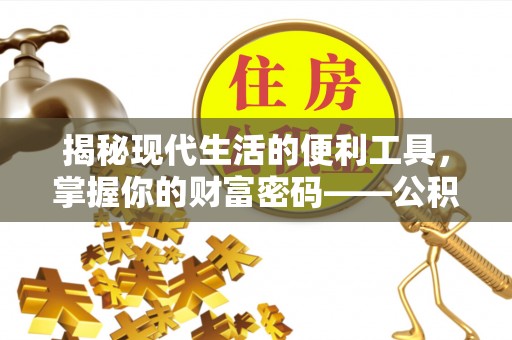 汉源揭秘现代生活的便利工具，掌握你的财富密码——公积金查询方式