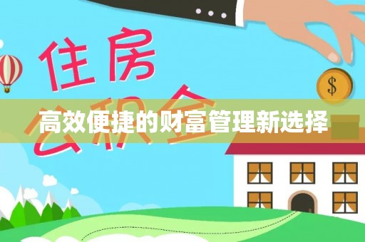 汉源高效便捷的财富管理新选择