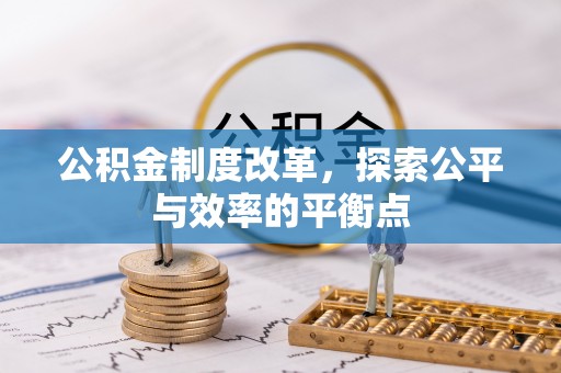 汉源公积金制度改革，探索公平与效率的平衡点